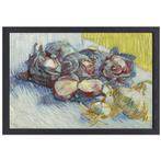 Chou rouge et oignons - Toile Vincent van Gogh + cadre à pât, Maison & Meubles, Envoi, Création originale, 50 à 75 cm, 50 à 75 cm