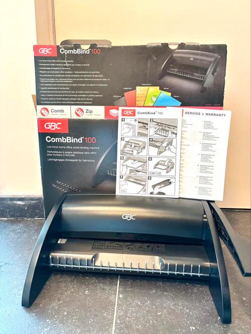 Inbindmachine GBC Combbind 100, Diversen, Bureau-accessoires, Zo goed als nieuw, Ophalen