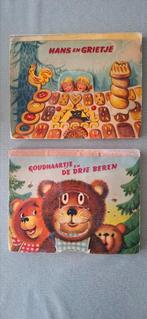 2 oude vintage pop-up sprookjesboeken 1960, verzamelaarsitem, Ophalen of Verzenden, Gelezen