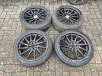 17inch jr22 velgen 4x100/4x114.3, Ophalen, Band(en)