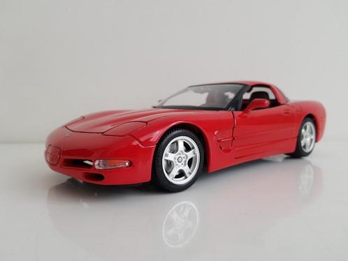 Bburago Chevrolet Corvette (1997) - 1/18 - In originele doos, Hobby en Vrije tijd, Modelauto's | 1:18, Auto, Burago, Ophalen of Verzenden