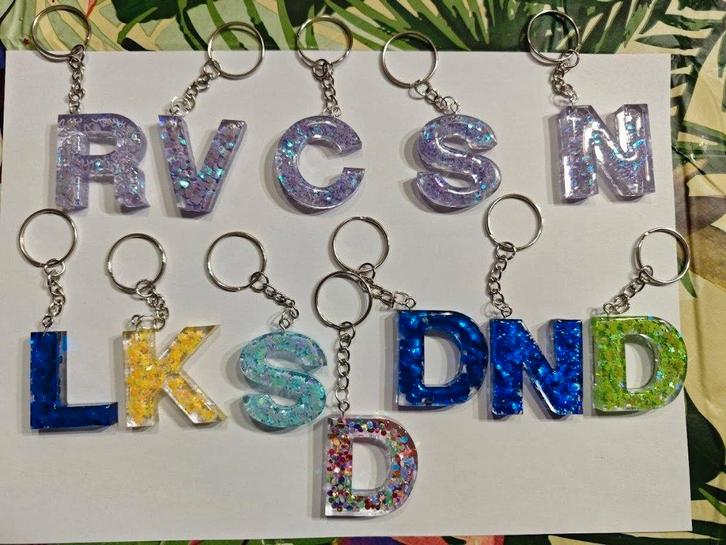 zelf gemaakte sleutelhangers, Collections, Porte-clés, Neuf, Autres types, Enlèvement ou Envoi