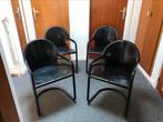 4 lederen stoelen, Enlèvement, Comme neuf