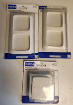 Gamma dubbele afdekplaat dubbelpolige schakelaar nieuw, Ophalen of Verzenden, Nieuw, Overige typen