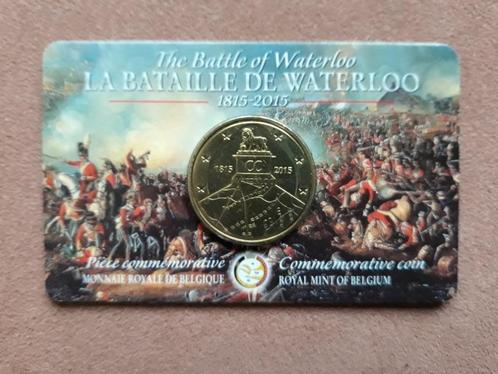 België 2,5 euro 2015 - Waterloo - in Coincard, Postzegels en Munten, Munten | België, Setje, Ophalen of Verzenden