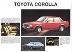 TOYOTA COROLLA ,  1979, Livres, Autos | Brochures & Magazines, Comme neuf, Enlèvement ou Envoi, Toyota