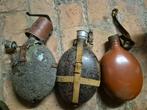 Lot Duitse veldflessen wo2, Ophalen of Verzenden