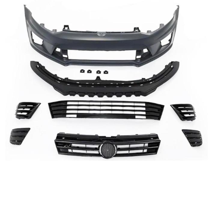 VW Polo 6 WRC Look voorbumper met grille, Auto diversen, Tuning en Styling, Ophalen of Verzenden
