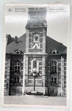 Oude postkaart 1950 Sint-Truiden Stadhuis en Perroen, Ophalen of Verzenden, 1940 tot 1960, Ongelopen, Limburg
