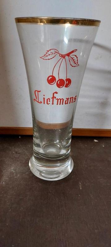 Oud Liefmans kersen bierglas . Oudenaarde  beschikbaar voor biedingen