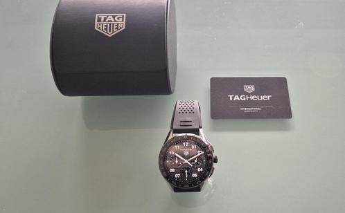 TAG Heuer Connected Calibre E3 - 45mm, Handtassen en Accessoires, Smartwatches, Zo goed als nieuw, Android, Zwart, Afstand, Conditie