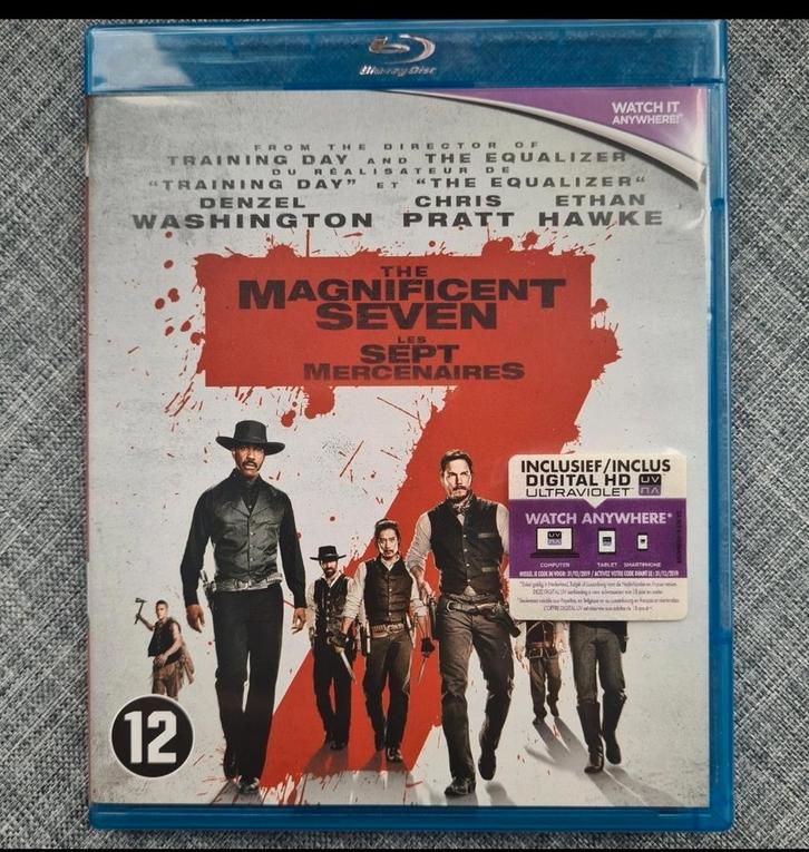 Les Sept Mercenaires (2016), CD & DVD, Blu-ray, Comme neuf, Enlèvement ou Envoi