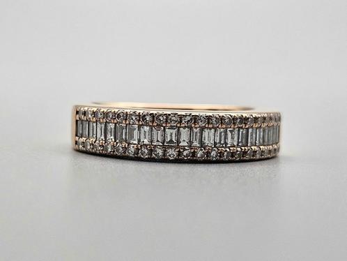 18 Karaat Gouden Vintage ring met diamant 0.66 ct. 2024/83, Handtassen en Accessoires, Ringen, Zo goed als nieuw, Dame, Kleiner dan 17