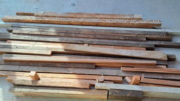Bois (poutres) à donner, Jardin & Terrasse, Poteaux, Poutres & Planches, Utilisé, Poutres, 250 cm ou plus, Bois dur, Enlèvement