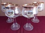Set van 4 Kasteelbierglazen, Verzamelen, Ophalen, Zo goed als nieuw, Bierglas