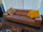 Xooon 2 en 3-zit zetel cognac kleur met flexschuifsysteem, Huis en Inrichting, Zetels | Zetels, Ophalen, 250 tot 300 cm, Gebruikt