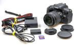 Canon EOS 750D - 24 mp – lens EFS 18-55 IS STM + sd 64gb, Audio, Tv en Foto, Fotocamera's Digitaal, Spiegelreflex, Canon, 24 Megapixel