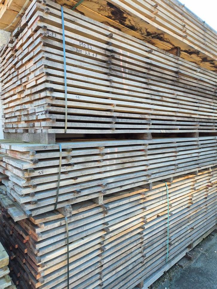 Eiken planken per pak, Doe-het-zelf en Bouw, Hout en Planken, Ophalen