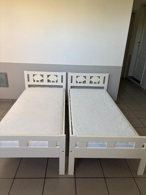 peuterbed kinderbed Ikea Kritter 2 stuks, Kinderen en Baby's, Kinderkamer | Bedden, Zo goed als nieuw, 140 tot 160 cm, 70 tot 85 cm