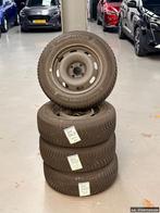 Winterbandenset stalen velgen 195/65 R15 91T Hankook, Auto-onderdelen, Banden en Velgen, Ophalen, Gebruikt, 15 inch, -