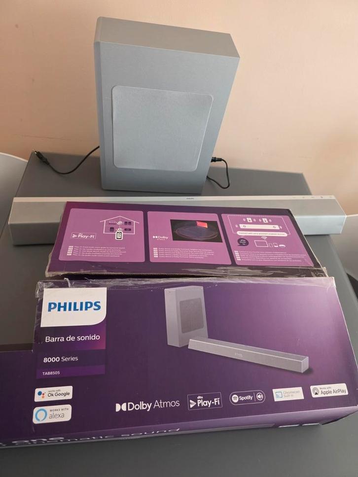 Soundbar Philips TAB8505/10 - Dolby Atmos | Comme Neuve, Audio, Tv en Foto, Soundbars, Ophalen of Verzenden