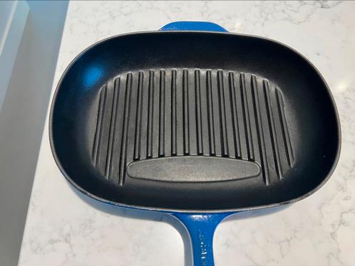 Le Creuset grillpan 32/22 cm in top staat, Huis en Inrichting, Keuken | Potten en Pannen, Zo goed als nieuw, Koekenpan of Braadpan