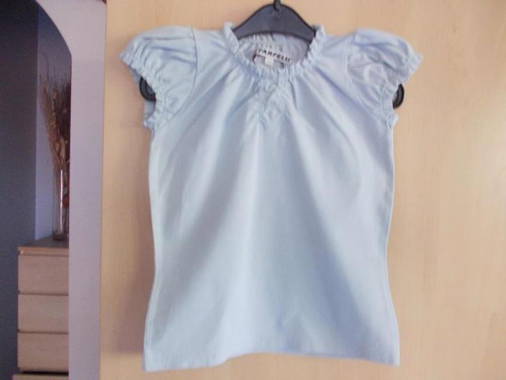 Tshirts Pressions, NO NO en Farfelu. maat 128. Meisje, Kinderen en Baby's, Kinderkleding | Maat 128, Zo goed als nieuw, Meisje