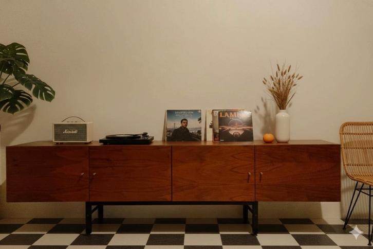 Vintage kast - prachtig kerselaar hout, Antiek en Kunst, Antiek | Meubels | Kasten, Ophalen