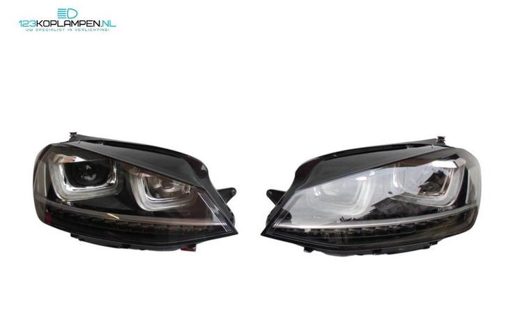 Volkswagen Golf 7 Bi-Xenon LED R R20 Koplampen Set 5G1941033, Auto-onderdelen, Verlichting, Volkswagen, Gebruikt, Herkomst onderdeel bekend