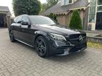 Mercedes C 200 d AMG LINE NIGHT NAVI CAMERA, Automaat, Leder en Stof, Zwart, Bedrijf