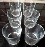 6 verres à eau, Verzamelen, Glas en Drinkglazen, Ophalen of Verzenden, Zo goed als nieuw