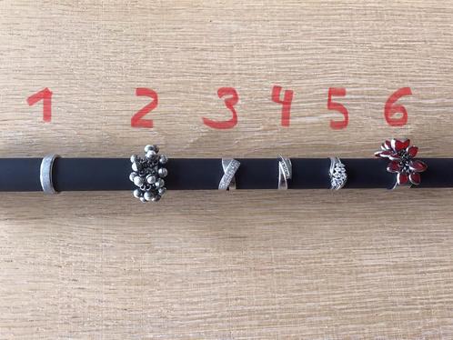 ringen maat 58 en 60, Handtassen en Accessoires, Ringen, Gebruikt, Dame, 18 tot 19, Zilver, Ophalen of Verzenden