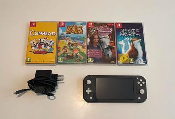 Nintendo Switch Lite + 4 games beschikbaar voor biedingen