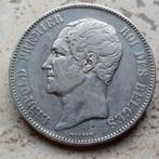 5 FRANK LEOPOLD I 1852, Zilver, Ophalen of Verzenden, Losse munt, Zilver