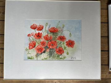 Acryl olieverf aquarel schilderijen bloemen natuur