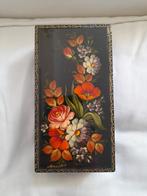 Belle boîte en laque russe peinte à la main., Antiquités & Art, Enlèvement ou Envoi
