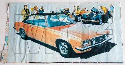Prent OPEL COMMODORE GS COUPÉ (Commodore B), Boeken, Auto's | Folders en Tijdschriften, Opel, Verzenden