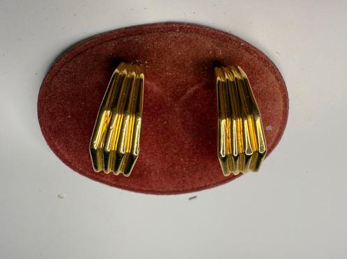 Oorbellen Quadric Foglio, verguld, Handtassen en Accessoires, Oorbellen, Ophalen of Verzenden