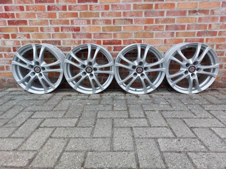 4 alu velgen 5x100 16inch, Auto-onderdelen, Banden en Velgen, Velg(en), 16 inch, Personenwagen, Gebruikt, Ophalen