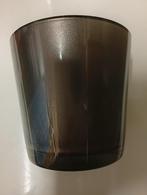 Grijze bloempot, Tuin en Terras, Overige materialen, Rond, Nieuw, Ophalen of Verzenden