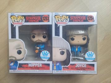 Stranger Things Funko 1253 en 1254 Hopper & Joyce beschikbaar voor biedingen