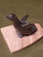 Bronzen Art Deco Eendje, Antiek en Kunst, Ophalen of Verzenden