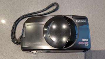 Canon Prima Zoom 70 F, batterie, boîtier logique, Enlèvement ou Envoi, Utilisé, Compact, Canon