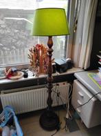 vintage houten staande lamp, Bois, Vintage, 150 à 200 cm, Enlèvement