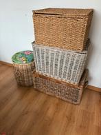 Lot grote rieten manden, Ophalen, Zo goed als nieuw