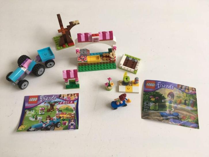 Lego Friends - Sunshine Harvest 41026 & skater 30101, Kinderen en Baby's, Speelgoed | Duplo en Lego, Gebruikt, Lego, Complete set