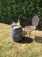 Smeedijzeren bistro stoelen (2stuks), Ophalen, Zo goed als nieuw