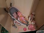 Twee poppen en buggy, Ophalen, Gebruikt