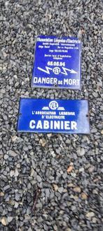 Emaille bordjes Danger de Mort, Ophalen of Verzenden, Gebruikt, Reclamebord