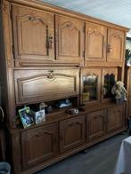 Eiken wandtaskast en tv kast, Huis en Inrichting, Kasten | Buffetkasten, Ophalen, Zo goed als nieuw